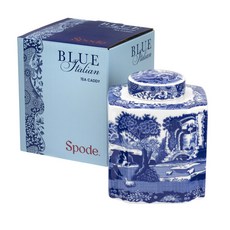 Spode Blue Italian 瓷製茶葉罐, 1個