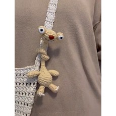 코바늘 뜨개질 DIY 키트 나무늘보 인형 만들기 세트 손뜨개 재료 패키지 선물용 뜨개질 도구 포함, 카키 나무늘보 재료 패키지, 1개