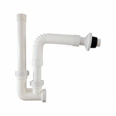 蝴蝶衛浴 台灣製造兩用排水管，台製可壁排可地排活動性軟管型排水管，P管S管輕鬆DIY, 【M排23】有直管, 5706