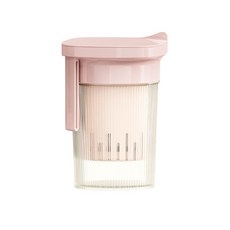 크림 같은 결과를 위한 실용적인 요구르트 여과기 빠른 청소 ABS 주방 도구 효율적인 유장 제거 장치, 1개, Pink