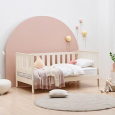 [방문설치] 레이디가구 스칸딕 데일리 원목 데이베드 침대 프레임 SS, 아이보리