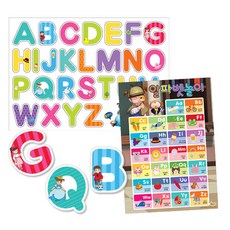 플레이맥스 콩순이 고무자석퍼즐+배경판 자석교구, 콩순이고무자석[영대], 26피스, 1개