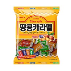 크라운 땅콩카라멜 324g, 1개