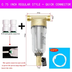 철근녹제거 정수기 전면 구리 리드 사전 필터 역류 제거 녹 오염 물질 침전관 스테인레스 스틸 중앙, 10 0.75 inch SJT KJ, 1개