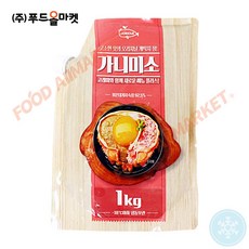 푸드올마켓_ 고래미 가니미소 1kg /냉동 붉은 대게딱지장 홍게장, 1개