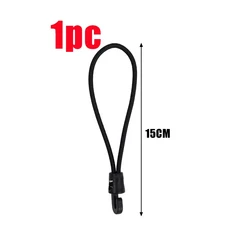 탄성 로프 수하물 로프 탄성 기능성 자전거 라텍스 바인딩 캠핑 자동차 캠핑 방수포 테더 텐트 액세서리 10, 02 15cm-1pc