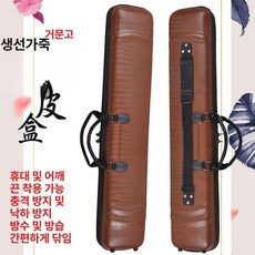해금 가죽 케이스 수납 국악악기 백팩 악어무늬 전통, 1개, 피쉬 가죽 단일