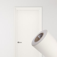 퀸하우징 방문 현관문 단색 인테리어필름 문 시트지, 01. 화이트 미색 DSQ301
