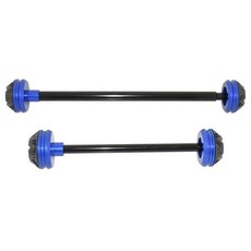 오토바이 프론트 리어 휠 포크 액슬 슬라이더 캡 크래시 프로텍터, 4. Blue