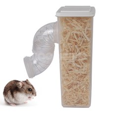 햄스터 디깅박스(세로형/가로형)+L터널 세트 은신처 화장실 목욕실 겸용 골든 드워프, 세로형디깅박스+L터널2개, 1개