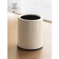 거실용 인테리어 쓰레기통 북유럽풍 디자인 원형 휴지통, 1. 10L레드