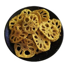 優選 麻辣椒鹽藕片100g/袋 多口味可選 (麻辣味 孜然味 蒜香味 海苔味 番茄味 黑胡椒味) 鹹口解饞酥脆小零食, 1個