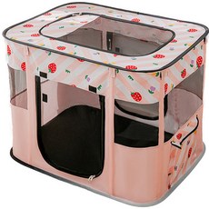 寵物四角帳篷 貓咪產房 寵物產房 寵物帳篷, 粉色, 1個