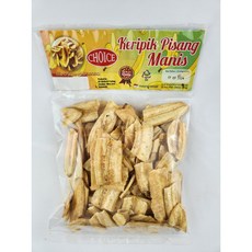 끄리삑 삐상 마니스190g 인도네시아 과자 King Food Kribbisang Manis 190g Indonesian snacks, 190g, 1개