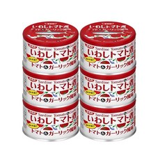 SSK 시미즈 식품 이와시 토마토 조림 토마토 & 마늘 맛 150g×6개