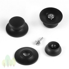 파스텔숲길 뚜껑손잡이 교체용 냄비뚜껑 손잡이, 블랙