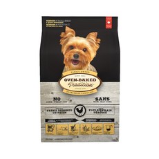 有才寵物商店 烘焙客 Oven-Baked 每日健康犬飼料 犬乾糧 1kg-4.54kg 小包裝, 1個, 高齡犬/低脂(小顆粒)2.27kg
