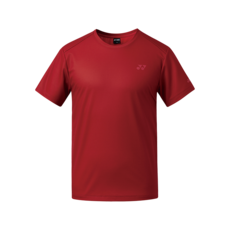 요넥스 223TS033U 공용 배드민턴 반팔 티셔츠 다크레드