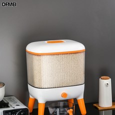 DFMEI 新款正方形高顏值儲米桶防蟲防潮米桶大容量可裝五穀雜糧定量取米, 1個, 參考詳情
