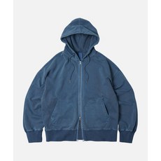 [프리즘웍스] OG [피그먼트] DYEING HOOD ZIPUP PARKA _ BLUE
