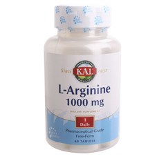 Kal L-아르기닌 1000mg 타블렛, 60개입, 1개, 60정