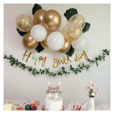네이처 생일파티 풍선세트 nam*656jg, 색상