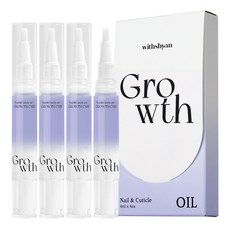 위드샨 큐티클 네일 오일펜 대용량, 1세트, 16ml, 그로쓰케어 4개