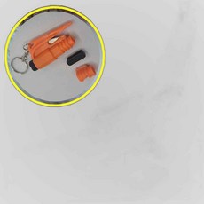 비상용 키링 안전벨트절단 탈출망치, 단품, 1개