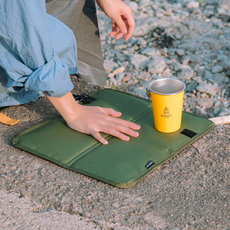 1인용 방수 방습 등산 매트 방석 휴대용 트레킹, 카키