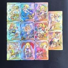 DIY寶可夢卡牌 莉莉艾訓練師金簽彩閃卡 PTCG收藏藝術品, 1個, DIY三彈訓練師11張（有折光）