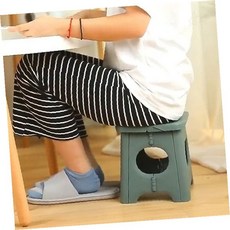 접이식 휴대 간이 의자 폴딩 스툴 야외 낚시 캠핑 가정용 보조 좌석, 1개, 그린(대)