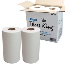 쓰리킹 하이브리드 무코팅 백색 흡수지 미트페이퍼, 1세트