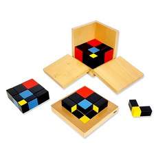 [하나몬테소리] S0012 3항식 상자 - 감각교구 몬테소리교구, 1개
