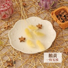 極度花燥 迷你兔尾草 鵝黃 一份五枝, 【迷你兔尾】鵝黃,1份5枝