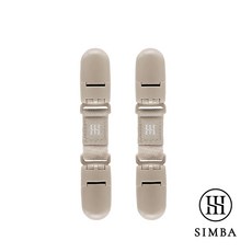 新品上市 Simba 小獅王辛巴 蘊蜜萬用防掉雙頭夾 2入 單手操作不費力/不傷衣物/速乾易清洗, 杏茶, 1個