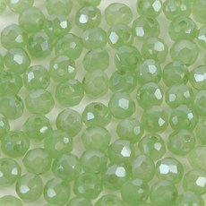 크리스탈 유리 론델컷 론델 비즈 2mm AB, 1세트, F0275. 세이지민트