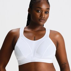 쇼크업소버 뉴디맥스 화이트 빅사이즈 데일리 스포츠브라