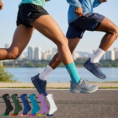 씨움 러닝양말 스카치 스포츠 삭스 야간 런닝 마라톤 트레일러닝 양말, 블랙, 1개