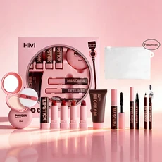 트렌디 메이크업 키트 데일리 룩과 선물용 올인원 풀페이스 세트 9종, set, 1개