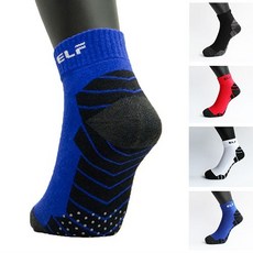 三合豐 ELF MIT 男性腳踏車襪 竹炭斜紋底 止滑氣墊, 紅色, 1個