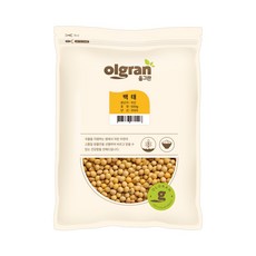 올그란 국산 백태 대두 메주콩 노란콩, 1개, 500g
