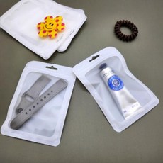 슬라이드지퍼백 반투명 포장 지퍼백 화이트 10.5cmx15cm, 본상품