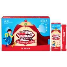 일양약품 6년근 어린이 키즈 홍삼젤리 스틱 비타민D 아연 나이아신, 1개, 600g