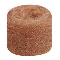 JY 羊毛氈材料包 長纖維70S羊毛氈 DIY手作材料, 2駝色【10g/每包】, 1個