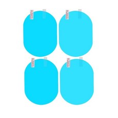 방수 필름 윈도우 글래스 안티포그 반사방지 스티커 자동차 백미러, 1개, 4. 4pcs blue