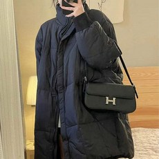 여성 블랙패딩점퍼 출근룩 데일리룩 겨울 외투 아우터 siw+25339wo