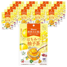 칸로 건강 목캔디 벌꿀 유자차, 18개, 80g