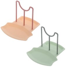 嘉義出貨 鍋具收納架 鍋蓋架臺式 鍋蓋收納架 廚房收納架 廚房鍋鏟架 檯面接水盤創意家用收納架 砧板收納架鍋鏟湯勺置物架, 【粉色+綠色】組合裝, 1個