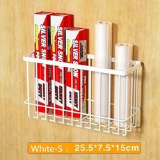 싱크대 하부 선반 조미료 거치대 양념통 부착, White S