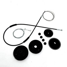 圓夢工廠 Benz 賓士 VITO W639 W447 V250d 馬可波羅 電動門滑門鋼索維修 纜繩更換配件組 現貨, 1個, 滑門鋼索配件組(右門-副駕駛邊門)